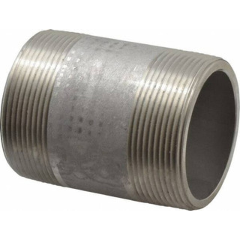 Merit Brass 2 x 3 304/304L Stainless Steel Pipe Nipple Seamless, Threaded, Schedule 80 4532-300 – 74618760
