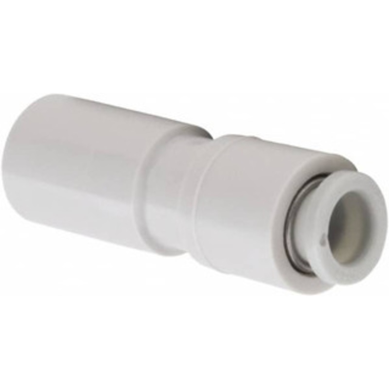 SMC Pneumatics 6mm OD, Brass/Polybutylene Push-to-Connect Plug-In Reducer 145 Max psi, 12mm Stem Diam KQ2R06-12A – 43386663