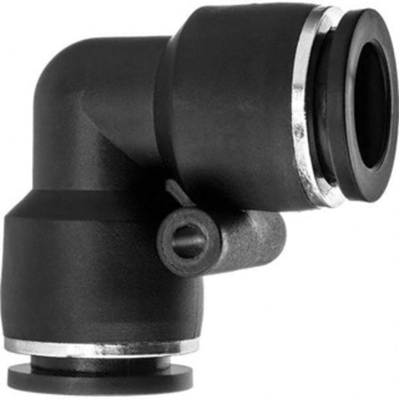 USA Sealing 12mm OD, Nylon Push-to-Connect Union Elbow 150 Max psi, Black ZUSA-TF-PTC-369 – 97089957
