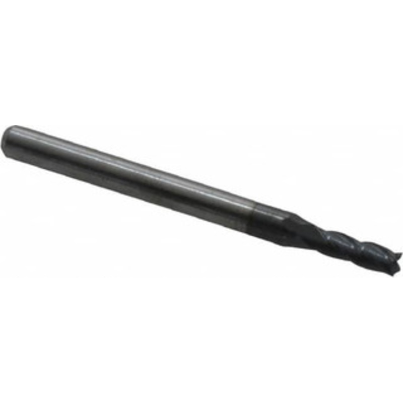 Accupro 0.095, 0.285 LOC, 1/8 Shank Diam, 1-1/2 OAL, 4 Flute, Solid Carbide Square End Mill Single End, AlTiN Finish, Spiral Flute, 30 Helix, Centercutting, Series Miniature AP64535024 – 64535024