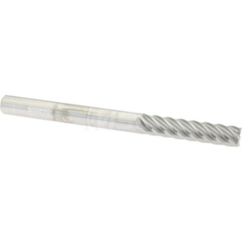 Accupro 1/4, 1-1/8 LOC, 1/4 Shank Diam, 3 OAL, 6 Flute, Solid Carbide Square End Mill Single End, Uncoated, Spiral Flute, 40 Helix, Centercutting, Right Hand Cut, Right Hand Flute 12183875 – 88206016