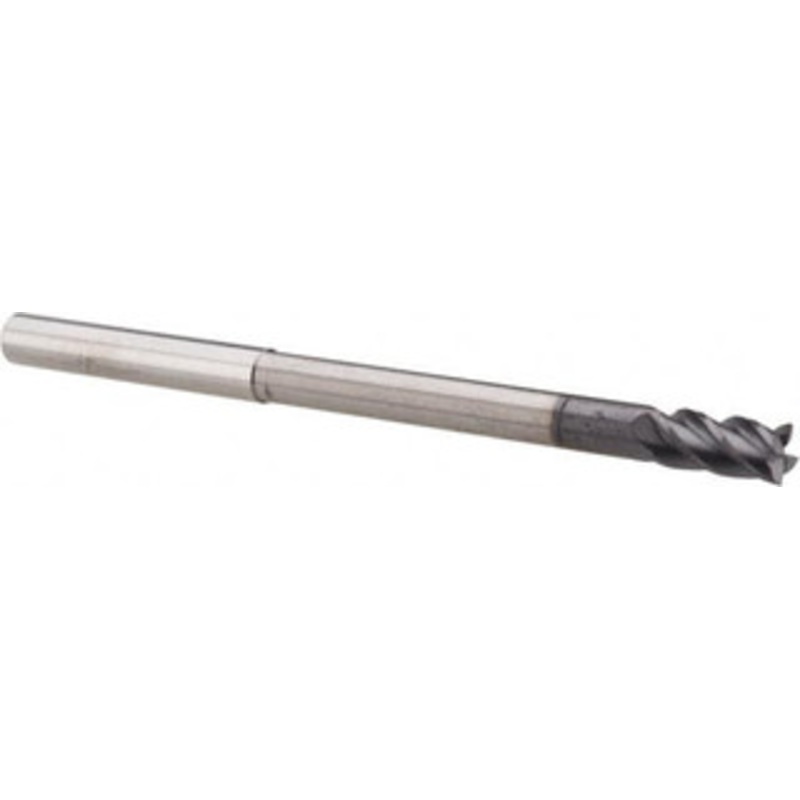 Accupro 1/4, 1/2 LOC, 1/4 Shank Diam, 4 OAL, 4 Flute, Solid Carbide Square End Mill Single End, AlTiN Finish, Spiral Flute, 40 Helix, Centercutting, Right Hand Cut, Right Hand Flute 12177141 – 58724378