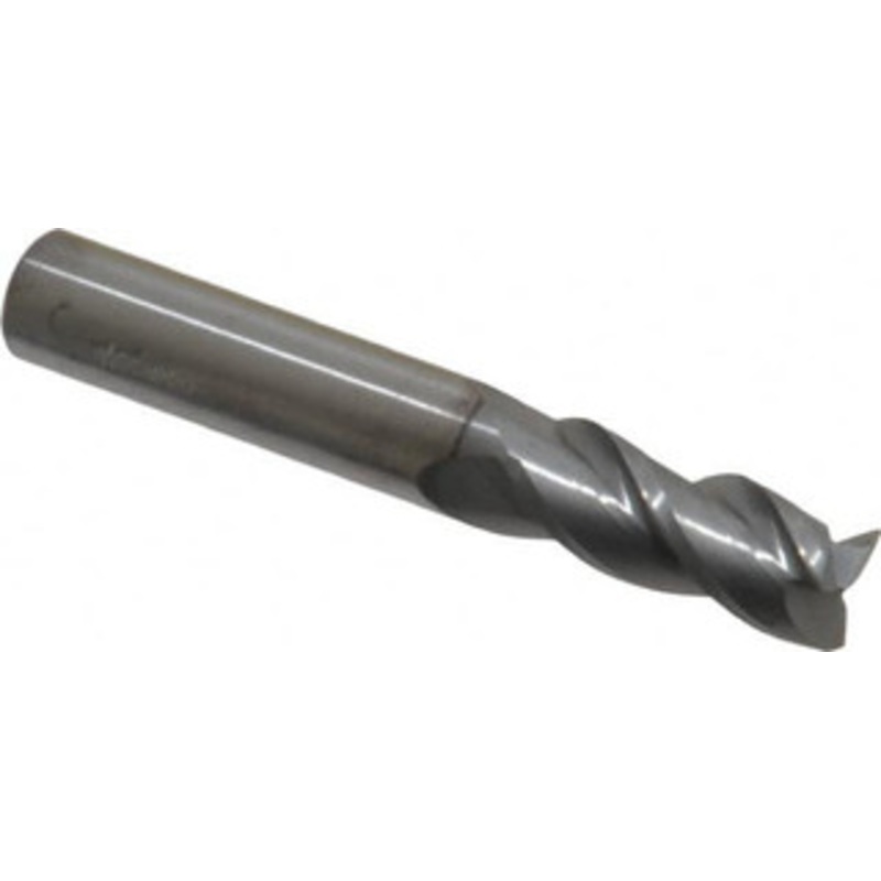 Accupro 3/8, 7/8 LOC, 3/8 Shank Diam, 2-1/2 OAL, 3 Flute, Solid Carbide Square End Mill Single End, nACRo Finish, Spiral Flute, 40 Helix, Centercutting, Right Hand Cut, Right Hand Flute 12178889 – 64542798