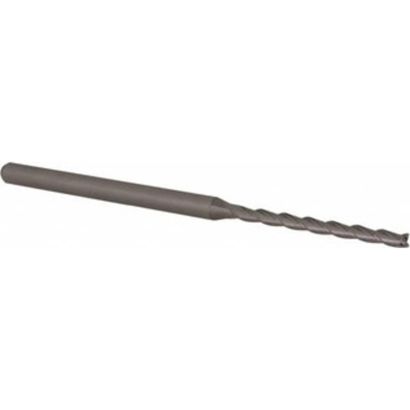 Accupro 5/64, 0.94 LOC, 1/8 Shank Diam, 2-1/2 OAL, 3 Flute, Solid Carbide Square End Mill Single End, Uncoated, Spiral Flute, 30 Helix, Centercutting, Right Hand Cut, Right Hand Flute, Series Miniature AP62775127 – 62775127