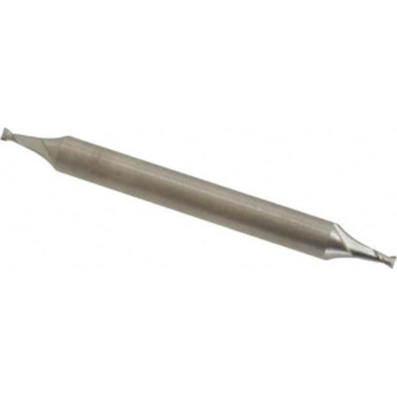 Cleveland 1/16, 3/32 LOC, 3/16 Shank Diam, 2 OAL, 2 Flute, Cobalt Square End Mill Double End, Uncoated, Spiral Flute, 30 Helix, Centercutting, Right Hand Cut, Right Hand Flute, Series HMDC-2 C40938 – 87425633