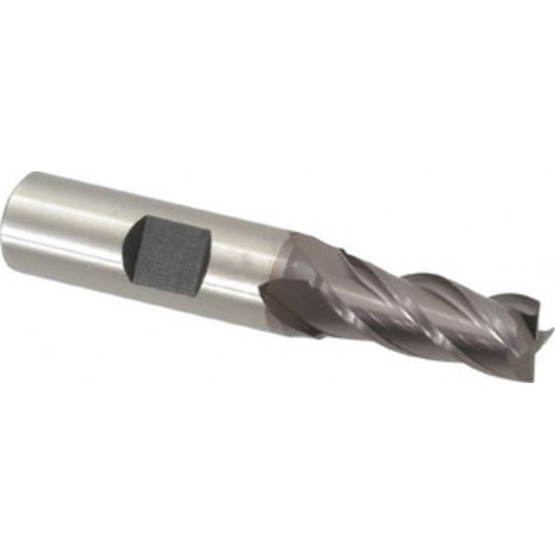 Cleveland 13/32, 1 LOC, 1/2 Shank Diam, 2-11/16 OAL, 4 Flute, Powdered Metal Square End Mill Single End, TiCN Finish, Spiral Flute, 37 Helix, Centercutting, Right Hand Cut, Right Hand Flute, Series PM-4 C31996 – 87434411