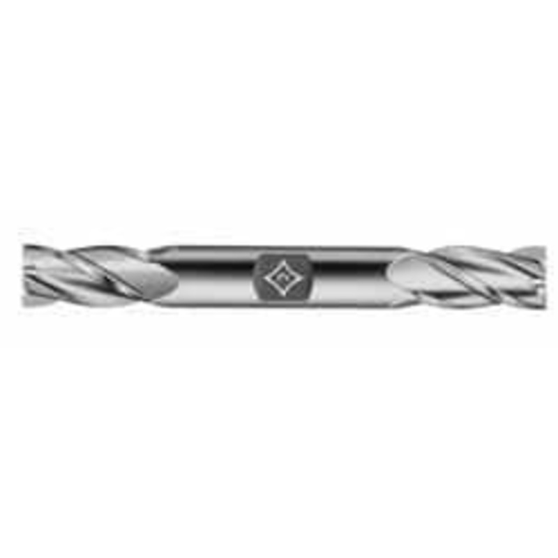 Cleveland 15/16, 1-7/8 LOC, 1 Shank Diam, 6-3/8 OAL, 4 Flute, High Speed Steel Square End Mill Double End, TiN Finish, Spiral Flute, 30 Helix, Centercutting, Right Hand Cut, Right Hand Flute, Series HD-4C C33097 – 87409371