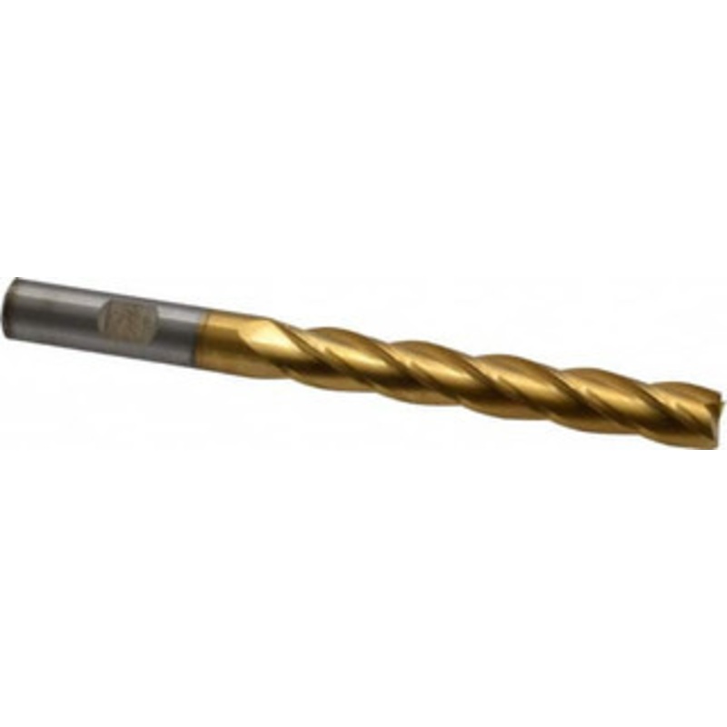 Cleveland 3/8, 2-1/2 LOC, 3/8 Shank Diam, 4-1/4 OAL, 4 Flute, Cobalt Square End Mill Single End, TiN Finish, Spiral Flute, 30 Helix, Centercutting, Right Hand Cut, Right Hand Flute, Series HGC-4C C32704 – 87439279