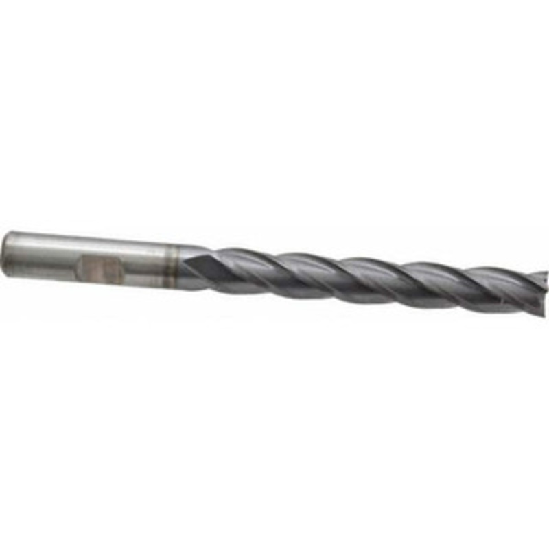 Cleveland 3/8, 2-1/2 LOC, 3/8 Shank Diam, 4-1/4 OAL, 4 Flute, High Speed Steel Square End Mill Single End, TiCN Finish, Spiral Flute, 30 Helix, Centercutting, Right Hand Cut, Right Hand Flute, Series HG-4C C33463 – 87417432