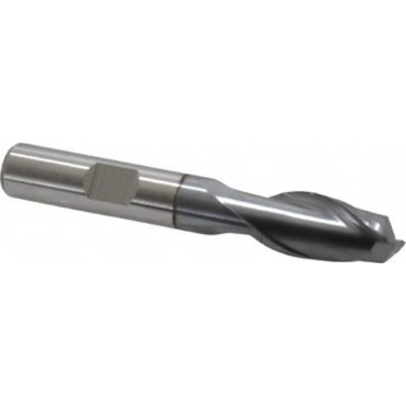 Cleveland 7/16, 13/16 LOC, 3/8 Shank Diam, 2-11/16 OAL, 2 Flute, High Speed Steel Square End Mill Single End, TiCN Finish, Spiral Flute, 30 Helix, Centercutting, Right Hand Cut, Right Hand Flute, Series HG-2 C33822 – 87393997