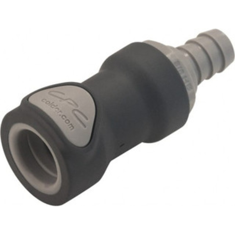 CPC Colder Products 1/4 Nominal Flow, Female, Nonspill Quick Disconnect Coupling 120 Max psi, 32 to 160F, Polypropylene Coupling NS4D17004 – 73826455