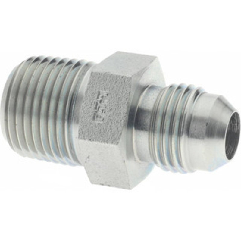 Eaton 3/8 Tube OD x 3/8 NPT 37 Steel Flared Tube Male Connector Flare x MNPT Ends 2021-6-6S – 06681878