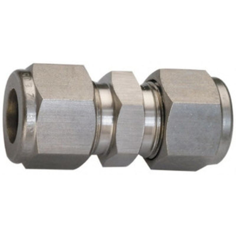 Ham-Let 12mm Tube OD Stainless Steel Compression Tube Union Comp x Comp Ends 3000230 – 85546240