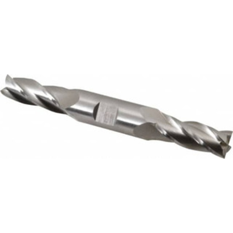 Hertel 16mm, 1-5/8 LOC, 3/4 Shank Diam, 5-5/8 OAL, 4 Flute, High Speed Steel Square End Mill Double End, Uncoated 13052 – 89331912