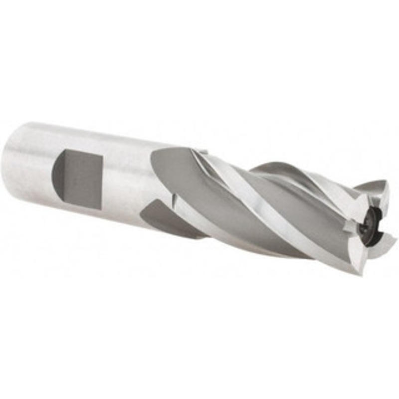 Hertel 3/4, 1-5/8 LOC, 3/4 Shank Diam, 3-3/4 OAL, 4 Flute, High Speed Steel Square End Mill Single End, Uncoated, Spiral Flute, 30 Helix, Right Hand Cut, Right Hand Flute E103104801 – 41118092