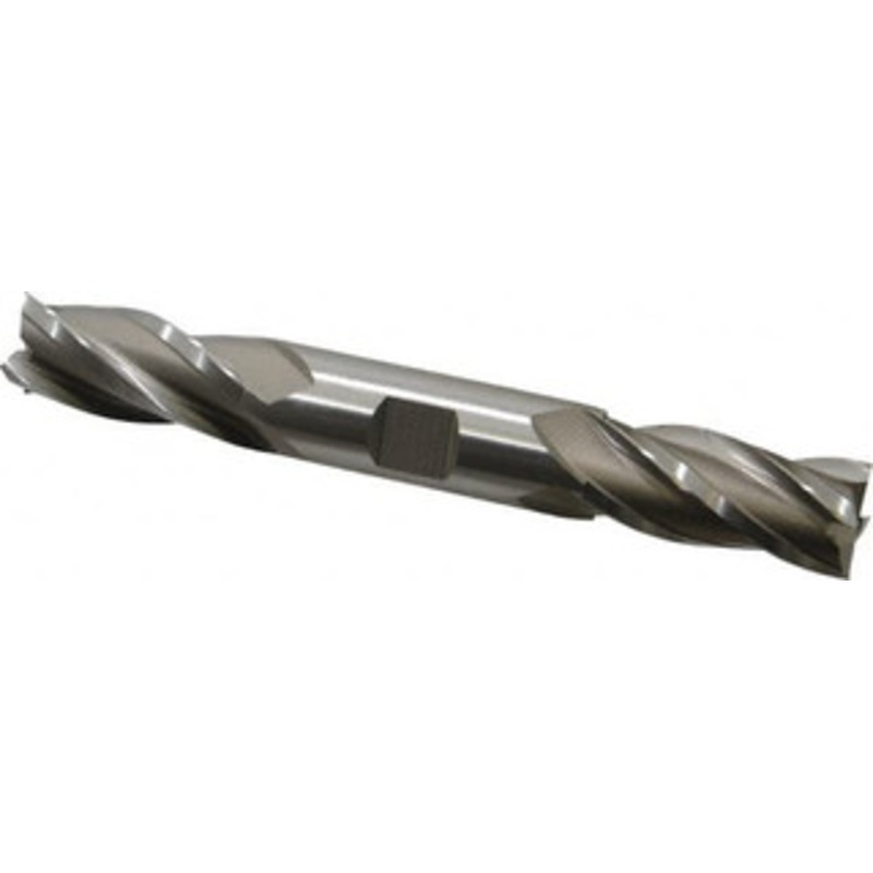 Hertel 3/4, 1-5/8 LOC, 3/4 Shank Diam, 5-5/8 OAL, 4 Flute, Cobalt Square End Mill Double End, Uncoated, Spiral Flute, 30 Helix, Centercutting, Right Hand Cut, Right Hand Flute E2053048 – 87150652