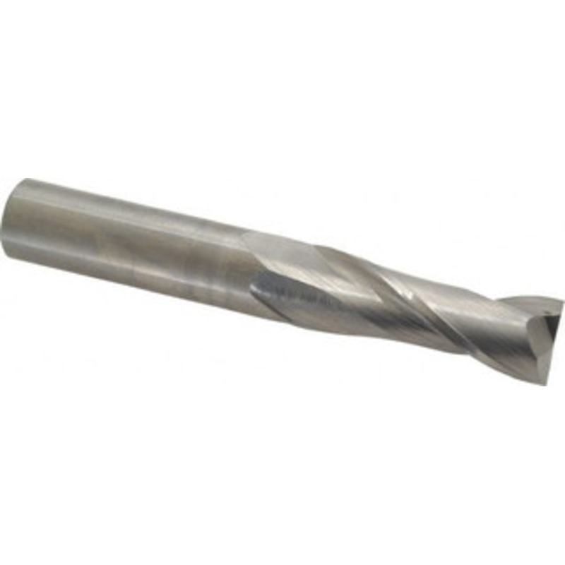 Hertel 3/4, 2-1/4 LOC, 3/4 Shank Diam, 5 OAL, 2 Flute, Solid Carbide Square End Mill Single End, Uncoated, Spiral Flute, 30 Helix, Centercutting, Right Hand Cut 750121 – 88248034