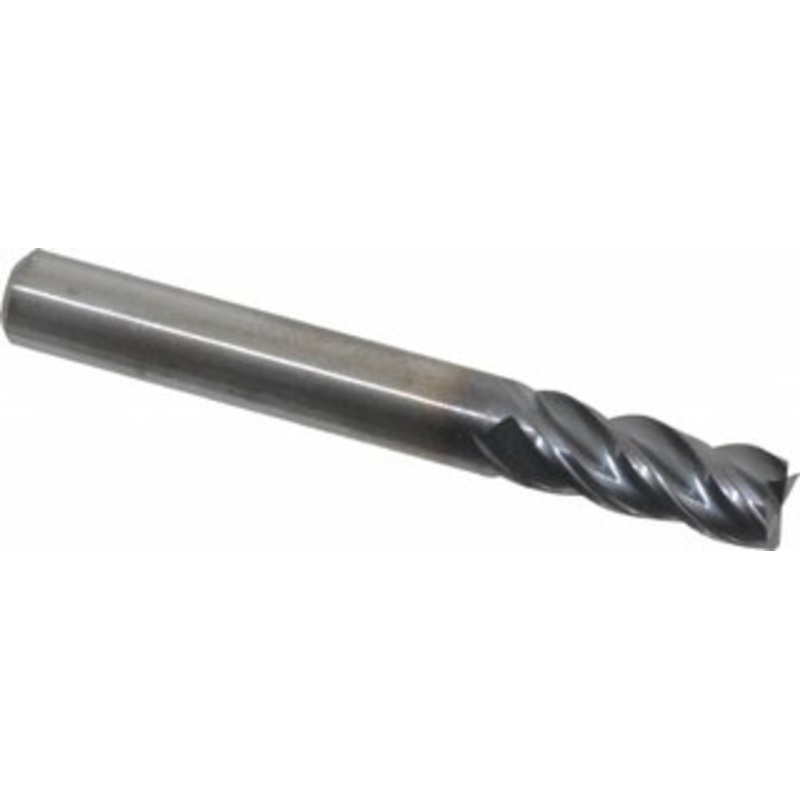 Kennametal 5/16, 3/4 LOC, 5/16 Shank Diam, 2-1/2 OAL, 4 Flute, Solid Carbide Square End Mill Single End, AlTiN Finish, Spiral Flute, 38 Helix, Centercutting, Right Hand Cut, Right Hand Flute, Series HPHV 4047743 – 59904854