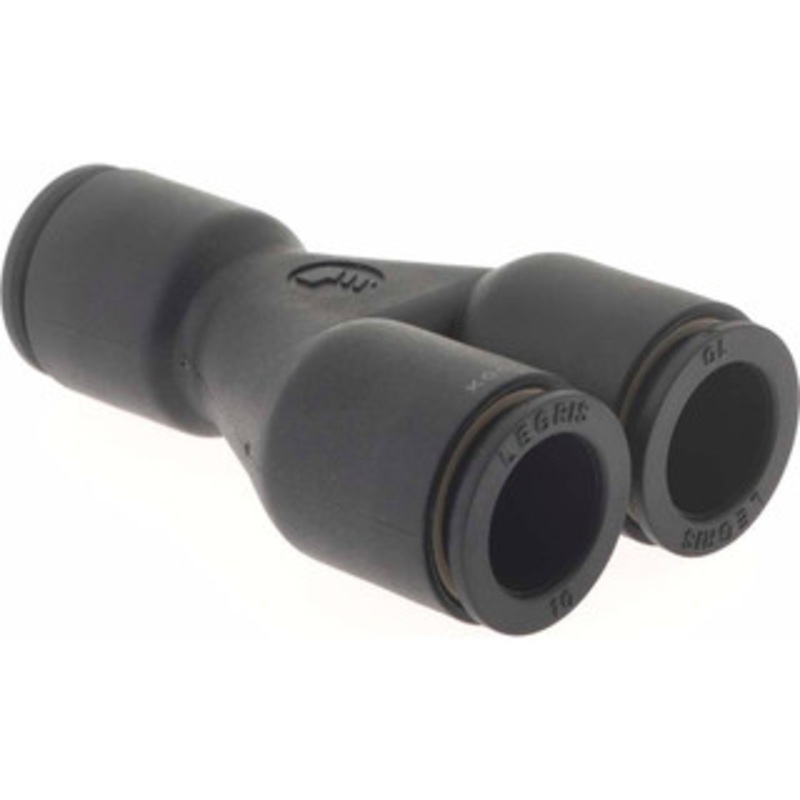 Legris 10mm Outside Diam, Nylon Push-to-Connect Union Y 290 Max psi 3140 10 00 – 48684047