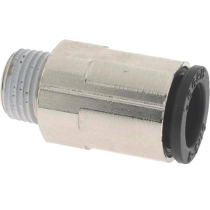 Legris 5/16 Outside Diam, 1/8 BSPT, Nickel Plated Brass Push-to-Connect Tube Male Connector 290 Max psi 3175 08 10 – 48683957