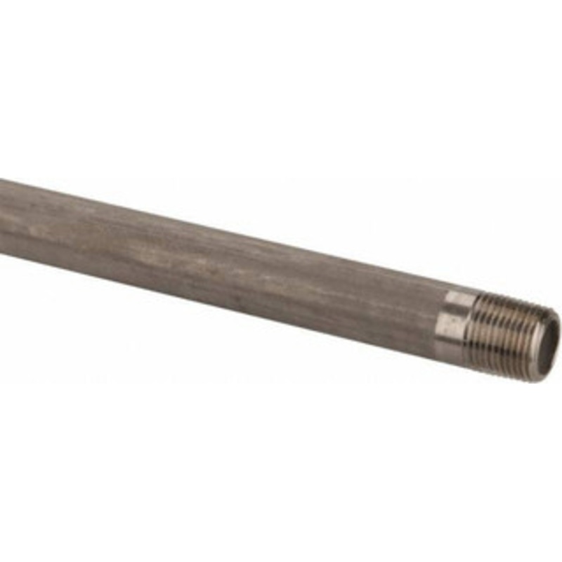Merit Brass 3/8 x 36 304/304L Stainless Steel Pipe Nipple Welded, Threaded, Schedule 40 4006-3600 – 36909331