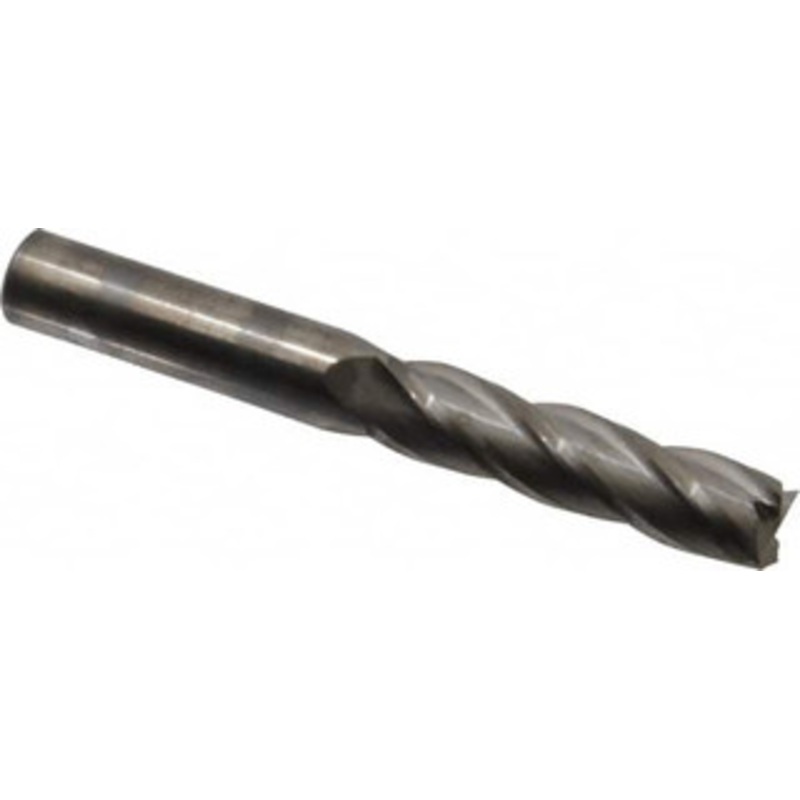 Niagara Cutter 1/2, 2 LOC, 1/2 Shank Diam, 4 OAL, 4 Flute, Solid Carbide Square End Mill Single End, Uncoated, Spiral Flute, 30 Helix, Centercutting, Right Hand Cut, Right Hand Flute, Series C430 17001501 – 06651541