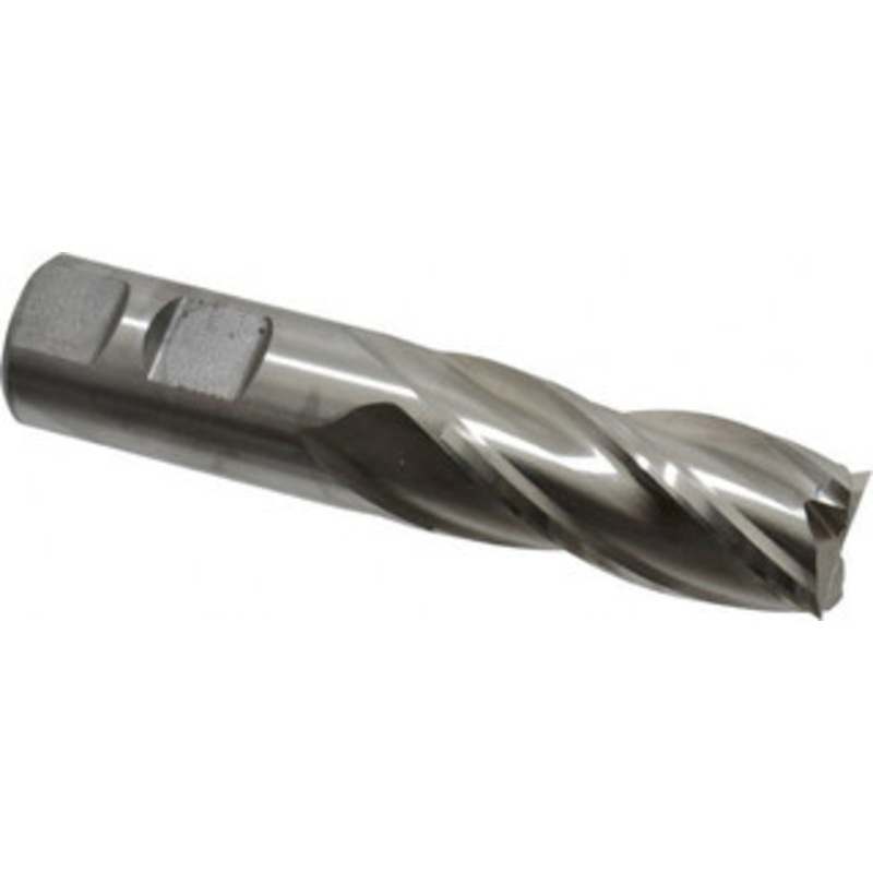 Niagara Cutter 7/8, 1-7/8 LOC, 7/8 Shank Diam, 4-1/8 OAL, 4 Flute, Cobalt Square End Mill Single End, Uncoated, Spiral Flute, 30 Helix, Centercutting, Right Hand Cut, Right Hand Flute, Series SPC408 17011825 – 33069501