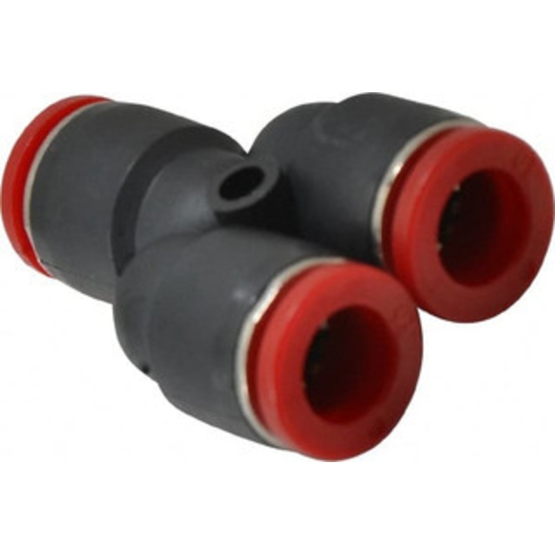 Norgren 10mm Tube OD, Brass Push-to-Connect Tube Parallel Y 150 Max psi, Tube to Tube Connection, Nitrile O-Ring, 0 to 175F Working Temp C00821000 – 00349837