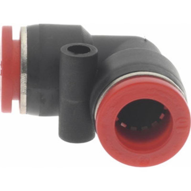 Norgren 10mm Tube OD, Brass Push-to-Connect Tube Union Elbow Tube to Tube Connection, 150 Max psi, Nitrile O-Ring, 0 to 175F Working Temp C00401000 – 00349696