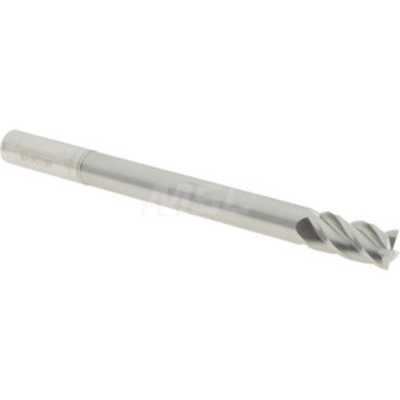 Accupro 1/2, 1 LOC, 1/2 Shank Diam, 6 OAL, 4 Flute, Solid Carbide Square End Mill Single End, Uncoated, Spiral Flute, 40 Helix, Centercutting, Right Hand Cut, Right Hand Flute 12177148 – 93162766