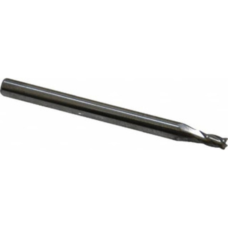 Accupro 2mm, 4mm LOC, 3mm Shank Diam, 38mm OAL, 4 Flute, Solid Carbide Square End Mill Single End, Uncoated, Spiral Flute, 30 Helix, Centercutting, Right Hand Cut, Right Hand Flute 12182706 – 07336738