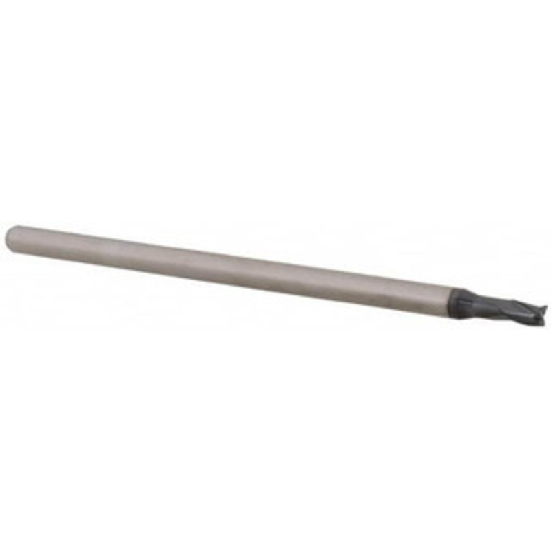 Accupro 3/32, 0.139 LOC, 1/8 Shank Diam, 2-1/2 OAL, 3 Flute, Solid Carbide Square End Mill Single End, AlTiN Finish, Spiral Flute, 30 Helix, Centercutting, Right Hand Cut, Right Hand Flute, Series Miniature 6501374 – 62786488