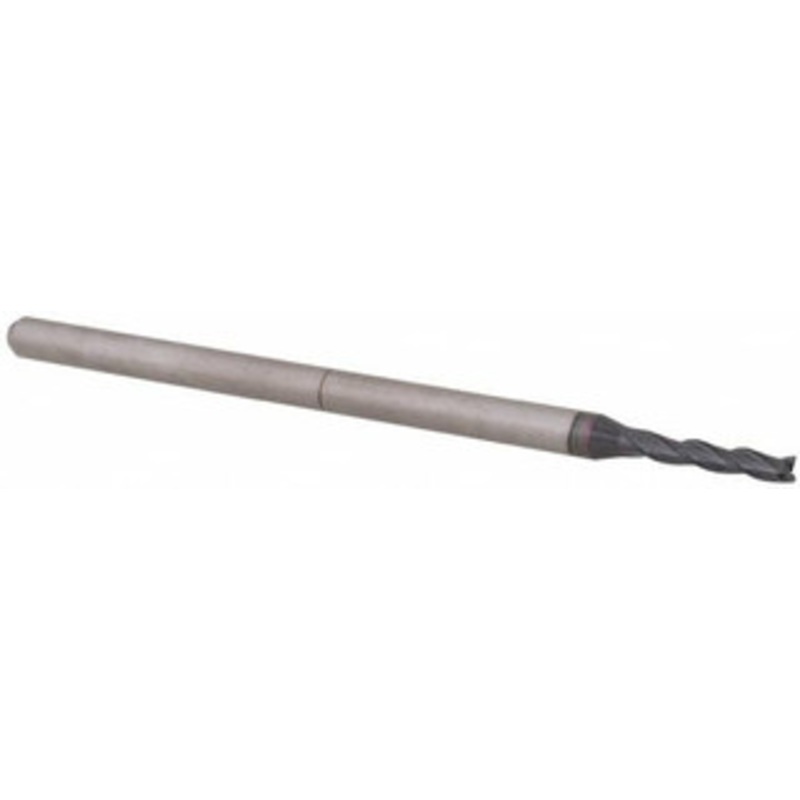 Accupro 5/64, 0.406 LOC, 1/8 Shank Diam, 2-1/2 OAL, 3 Flute, Solid Carbide Square End Mill Single End, AlTiN Finish, Spiral Flute, 30 Helix, Centercutting, Right Hand Cut, Right Hand Flute, Series Miniature AP62775101 – 62775101