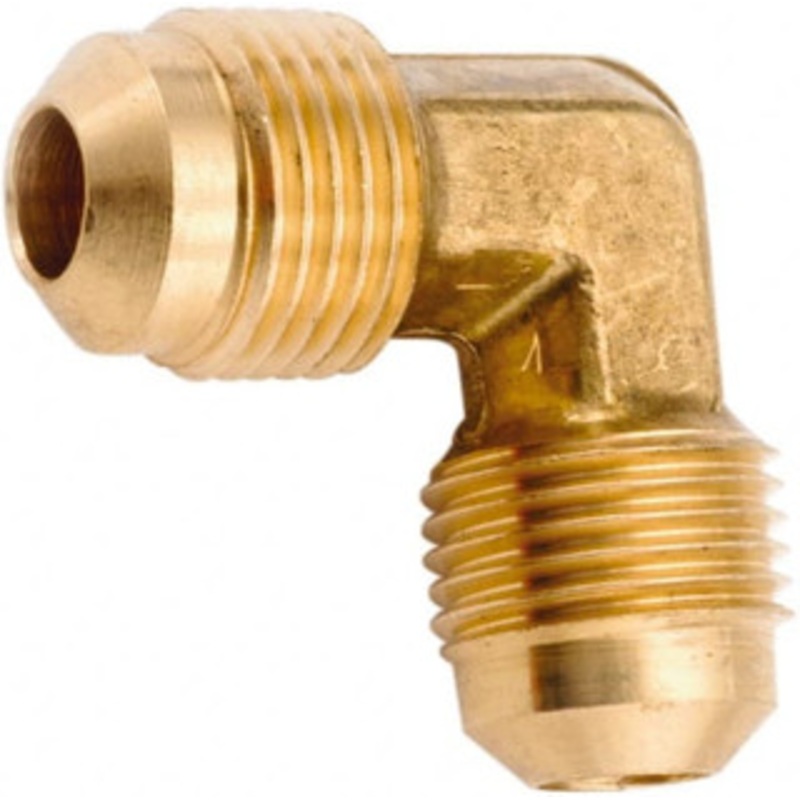 Anderson Metals 1/4 Tube OD 45 Brass Flared Tube Union Elbow Flare x Flare Ends 754055-04 – 55505895