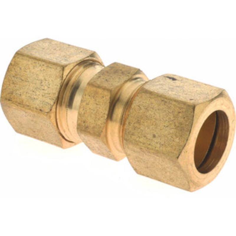 CerroBrass 1/2 Tube OD Brass Compression Tube Union Comp x Comp Ends P-62A-88 – 36983047