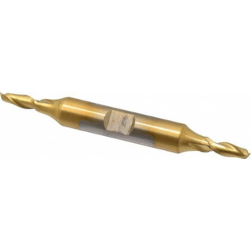 Cleveland 11/64, 7/16 LOC, 3/8 Shank Diam, 3-1/4 OAL, 2 Flute, High Speed Steel Square End Mill Double End, TiN Finish, Spiral Flute, 30 Helix, Centercutting, Right Hand Cut, Right Hand Flute, Series HD-2 C33651 – 87391736