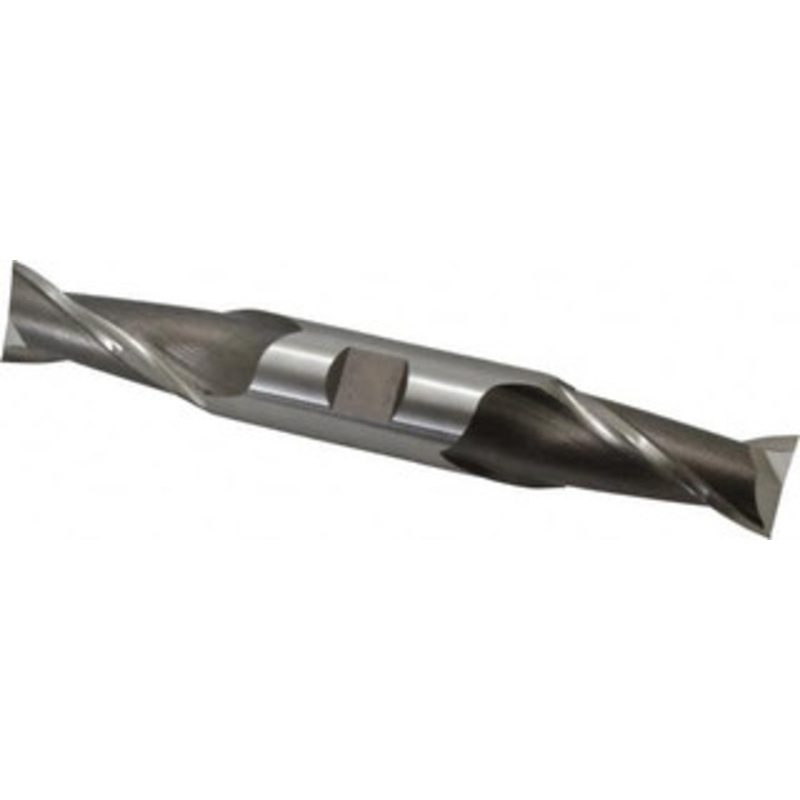 Cleveland 13/16, 1-9/16 LOC, 7/8 Shank Diam, 6-1/8 OAL, 2 Flute, High Speed Steel Square End Mill Double End, Uncoated, Spiral Flute, 30 Helix, Centercutting, Right Hand Cut, Right Hand Flute, Series HD-2 C33643 – 87390670