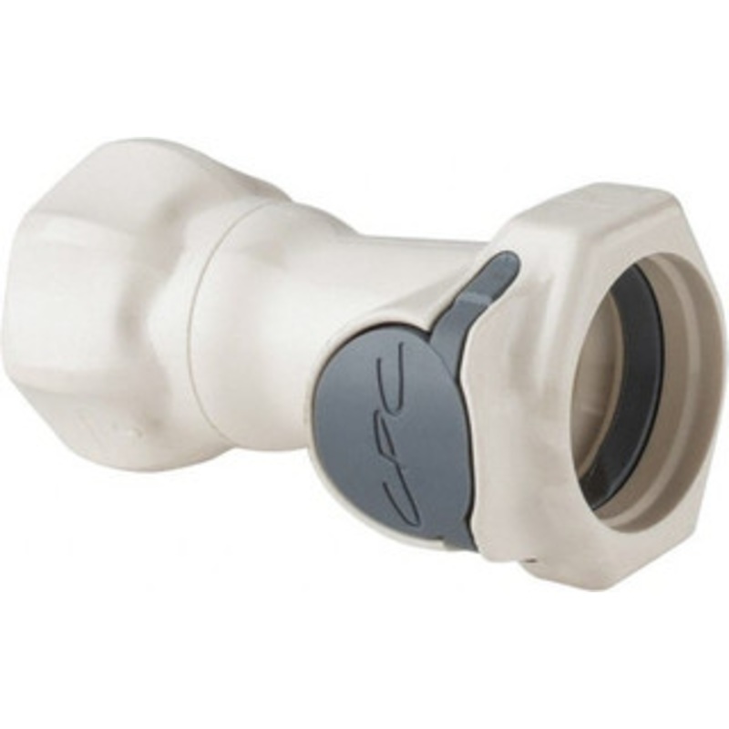 CPC Colder Products 1/2 Nominal Flow, 3/4 NHR Thread, Female, Inline Threaded-Female Socket 125 Max psi, -40 to 280F, Polysulfone Coupling, EPDM O-Ring FFC191235GHT – 48734925