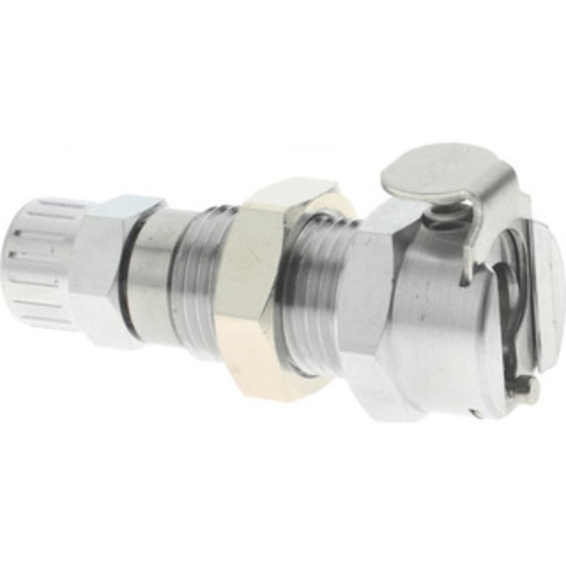 CPC Colder Products 1/4 Outside Diam, Chrome Plated Brass Push-to-Connect Female Connector 250 Max psi, Buna Nitrile O-Ring MCD1204NA – 05849740