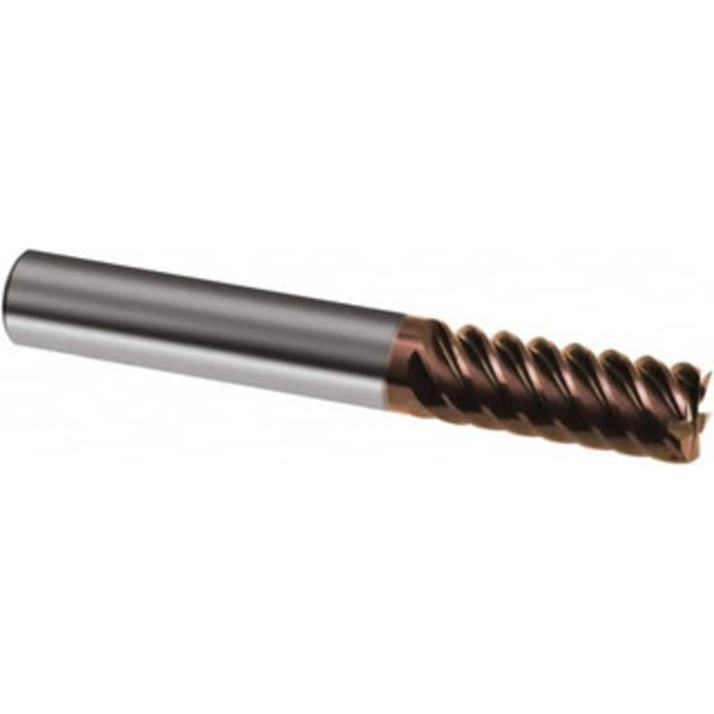 Guhring 1/2, 1 LOC, 1/2 Shank Diam, 3 OAL, 6 Flute, Solid Carbide Square End Mill Single End, nano-Si Finish, Spiral Flute, 45 Helix, Right Hand Cut, Right Hand Flute, Series 3084 9030840127000 – 58538083