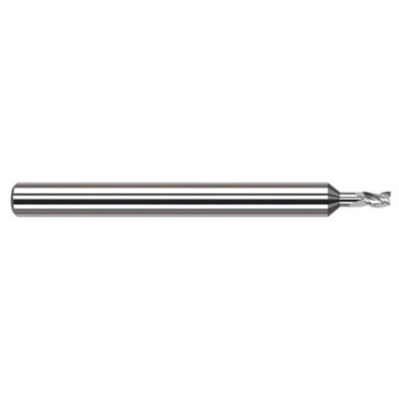 Harvey Tool 3/32, 0.139 LOC, 1/8 Shank Diam, 2-1/2 OAL, 3 Flute Solid Carbide Square End Mill Single End, Uncoated, 30 Helix, Centercutting, RH Flute, RH Cut 47893 – 52488491