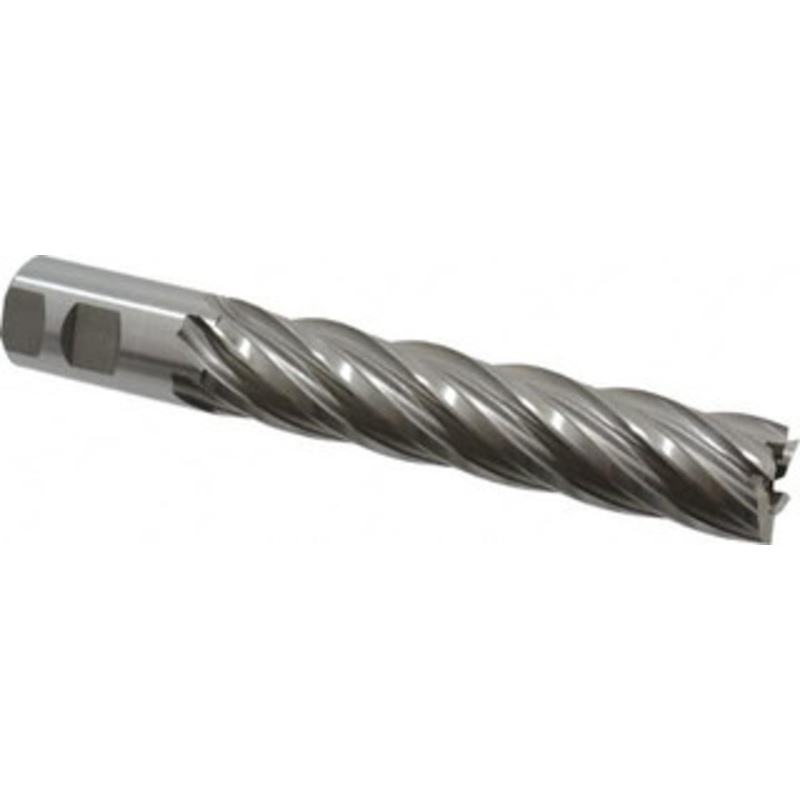 Hertel 1-1/4, 6 LOC, 1-1/4 Shank Diam, 8-1/2 OAL, 6 Flute, High Speed Steel Square End Mill Single End, Uncoated, Spiral Flute, 30 Helix, Right Hand Cut, Right Hand Flute E1037116 – 41118704