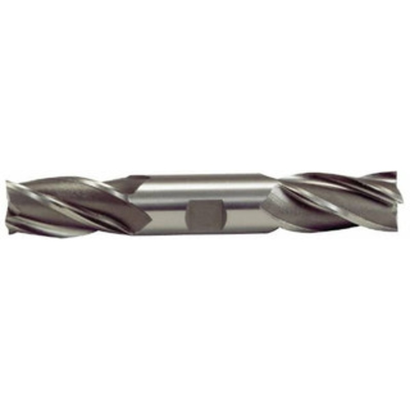 Hertel 11/64, 1/2 LOC, 3/8 Shank Diam, 3-1/4 OAL, 4 Flute, High Speed Steel Square End Mill Double End, Uncoated, Spiral Flute, 30 Helix, Right Hand Cut, Right Hand Flute E1051011 – 41117755
