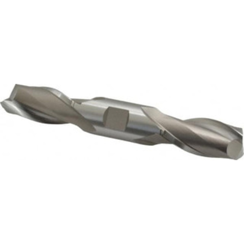 Hertel 27/32, 1-9/16 LOC, 7/8 Shank Diam, 5-1/2 OAL, 2 Flute, High Speed Steel Square End Mill Double End, Uncoated, Spiral Flute, Centercutting, Right Hand Cut, Right Hand Flute E1050054 – 41115627