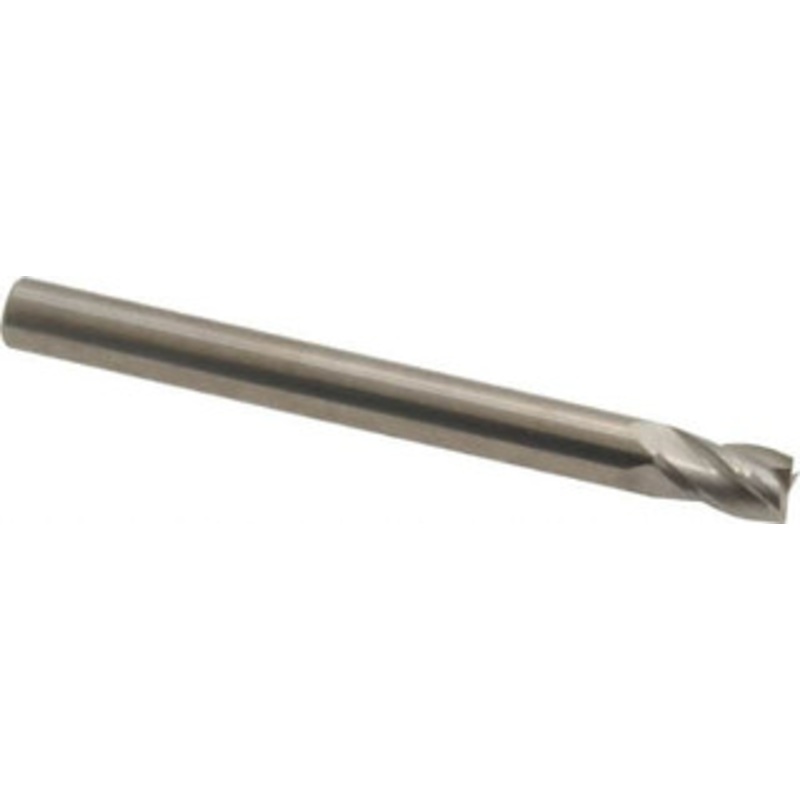 Hertel 3/16, 5/16 LOC, 3/16 Shank Diam, 2 OAL, 4 Flute, Solid Carbide Square End Mill Single End, Uncoated, Spiral Flute, 30 Helix, Centercutting, Right Hand Cut, Right Hand Flute 750038 – 88245865