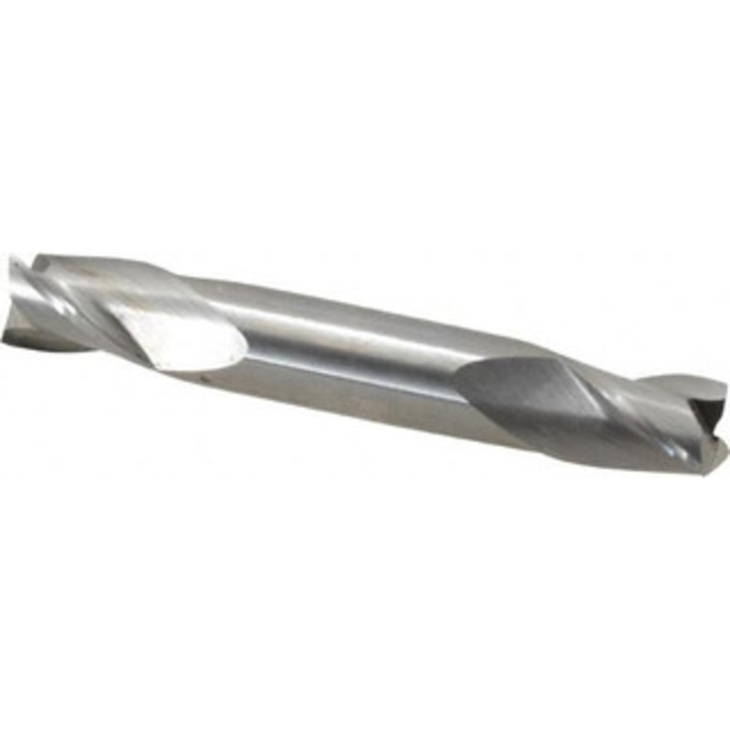 Hertel 3/8, 9/16 LOC, 3/8 Shank Diam, 2-1/2 OAL, 3 Flute, Solid Carbide Square End Mill Double End, Uncoated, 30 Helix, Centercutting E599924453 – 59914309
