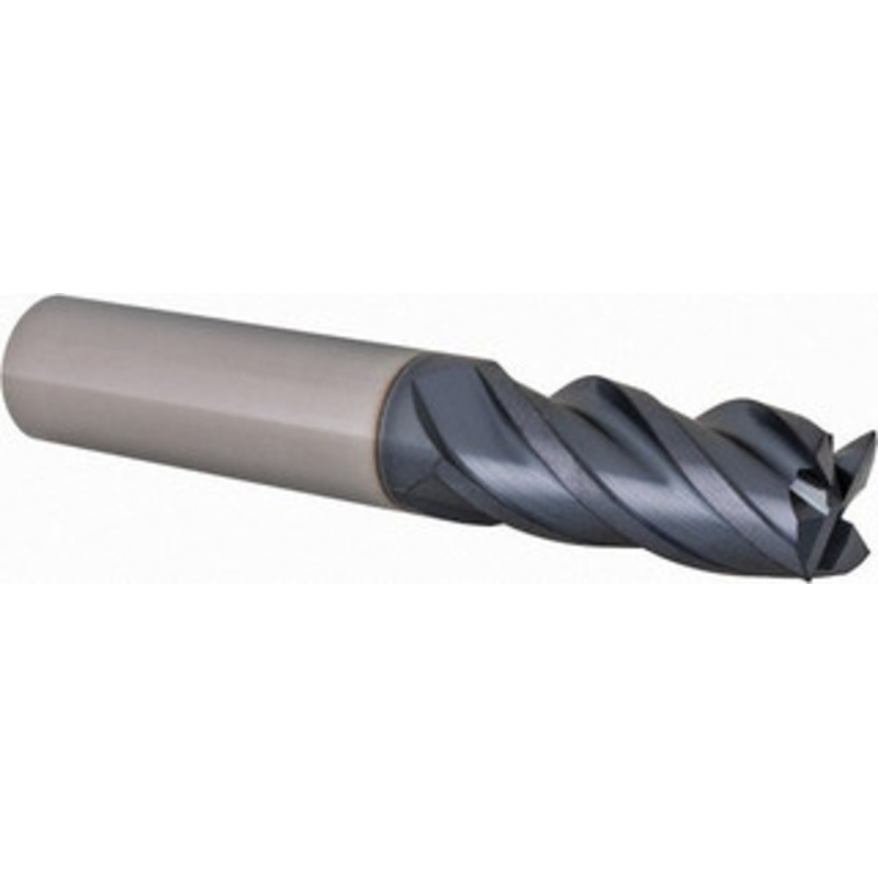 Iscar 1/2, 1 LOC, 1/2 Shank Diam, 3 OAL, 4 Flute, Solid Carbide Square End Mill Single End, TiAlN Finish, Spiral Flute, 38 Helix, Right Hand Cut, Right Hand Flute 5623116 – 91154088