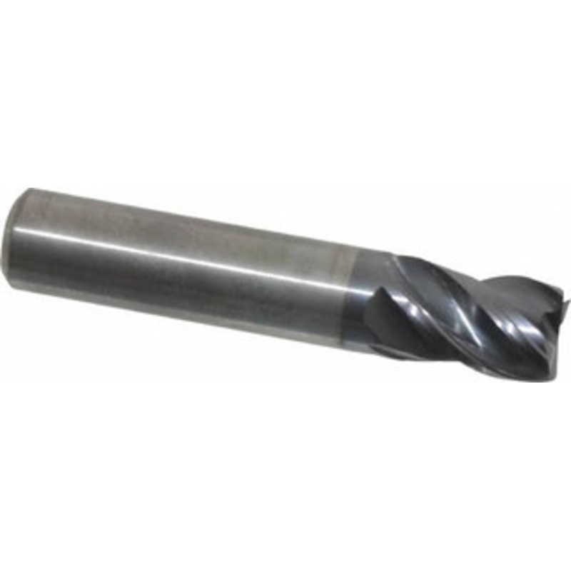 Kennametal 3/8, 1/2 LOC, 3/8 Shank Diam, 2 OAL, 4 Flute, Solid Carbide Square End Mill Single End, AlTiN Finish, Spiral Flute, 38 Helix, Centercutting, Right Hand Cut, Right Hand Flute, Series HPHV 4047749 – 44194132