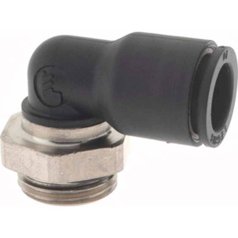 Legris 10mm OD, 3/8 BSPP, Nylon/Nickel Plated Brass Push-to-Connect Male Elbow 290 Max psi 3199 10 17 – 48686638