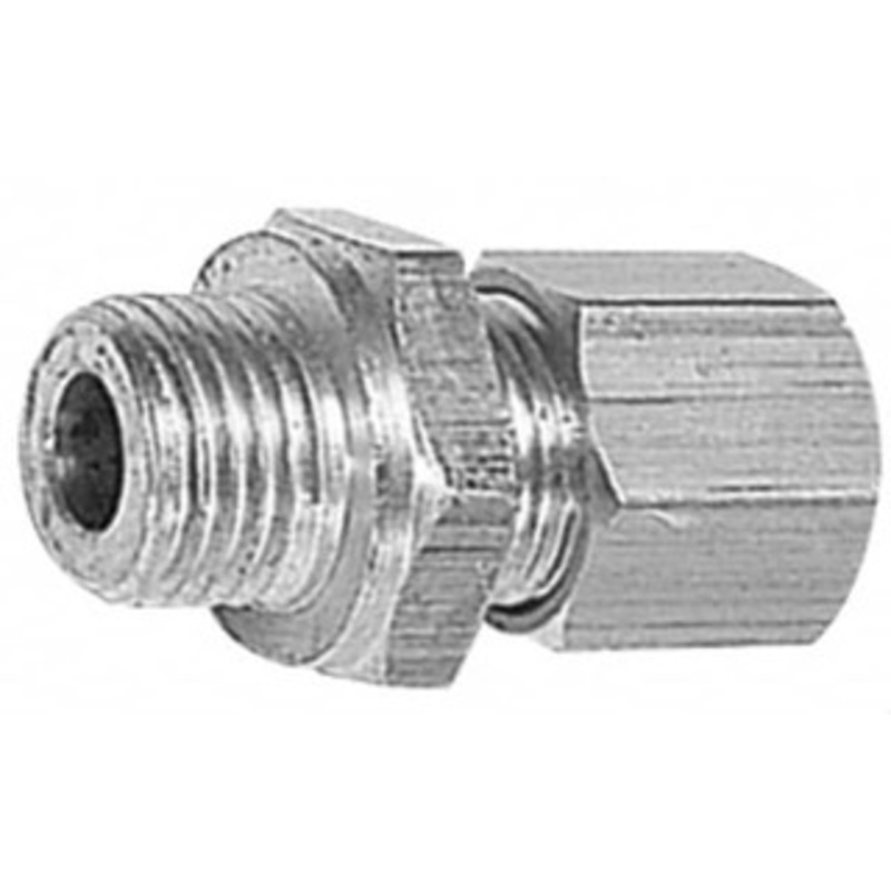 Legris 12mm Tube OD x M18x1.5 Thread Brass Compression Tube Male Connector Comp x Metric Thread Ends, 320 Max psi, -40 to 210F 0101 12 78 – 03751526